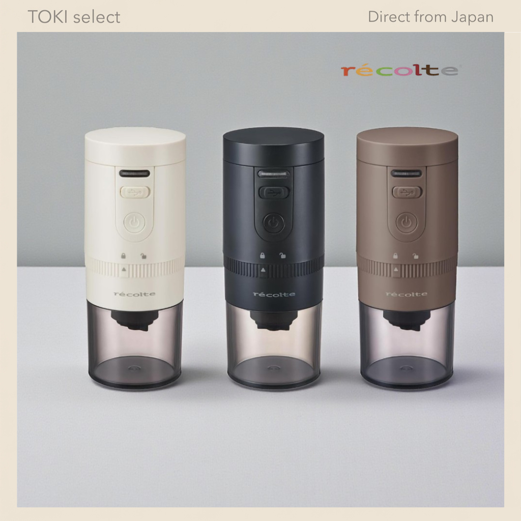 "recolte Cordless Electric Coffee Grinder USB Rechargeable Adjustable Grind RCM-3 "