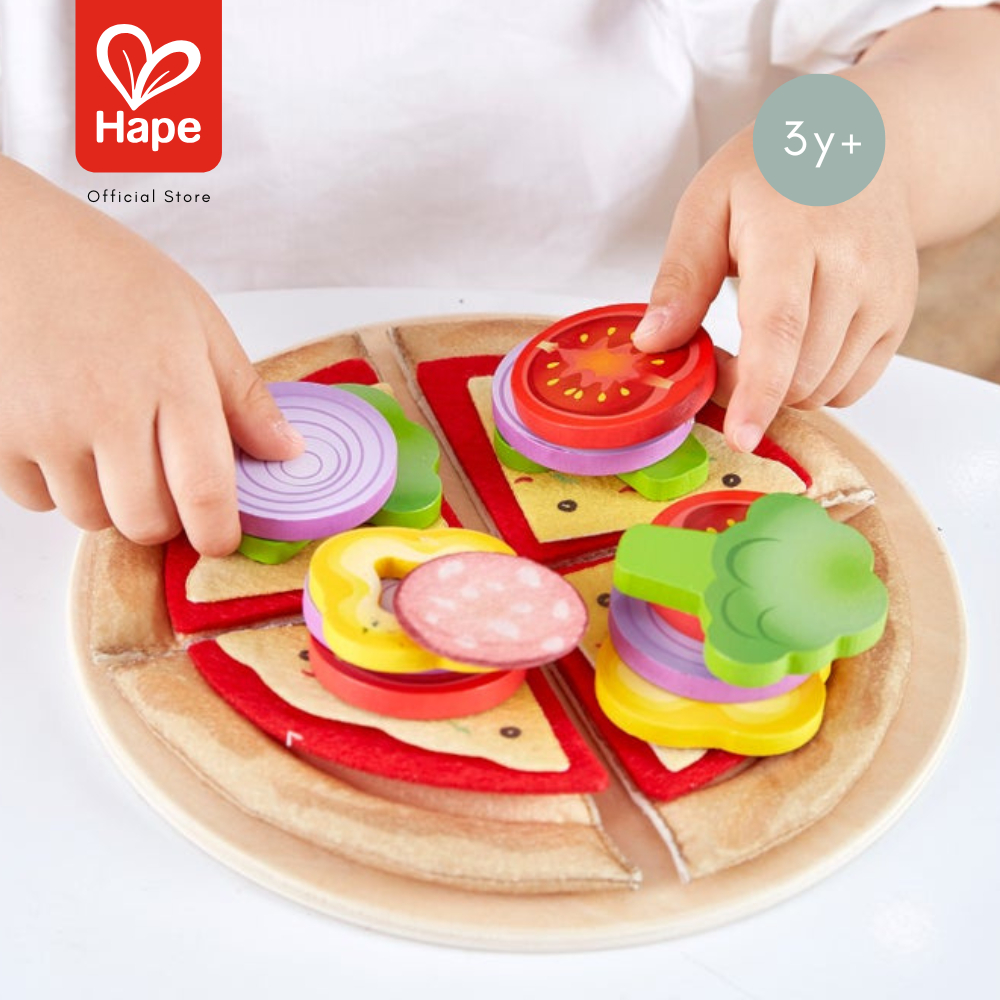 HAPE Perfect Pizza Playset	ชุดพิซซ่าพร้อมกล่องใส่	3Y+ รูปที่ 2