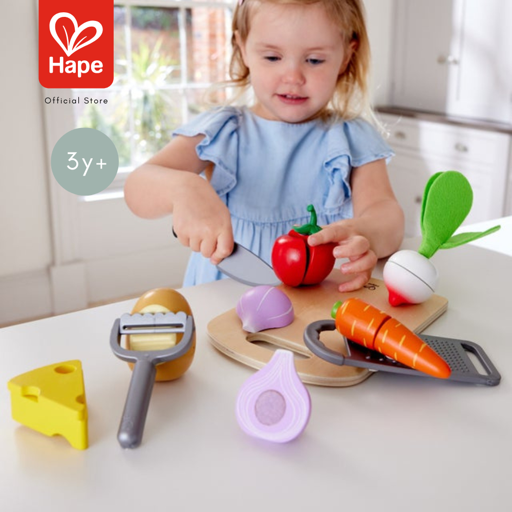 HAPE Cooking Essentials	ชุดตัดปอก, หั่นผักเเละขูดซีส	3Y+ รูปที่ 2