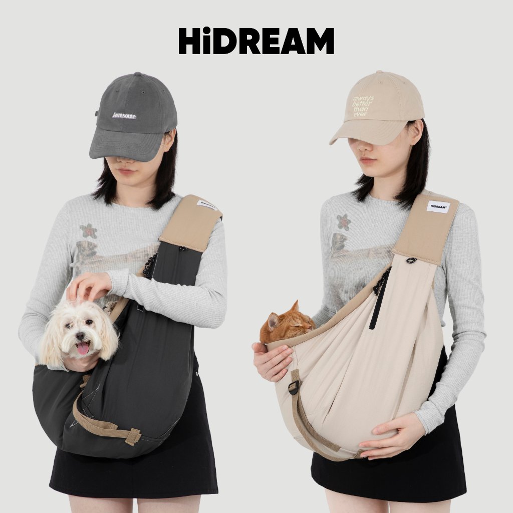 [ส่งด่วน] HiDREAM กระเป๋าสัตว์เลี้ยงสะพายข้าง Crossbody Pet Carrier น้ำหนักเบา กันตก ระบายอากาศดี
