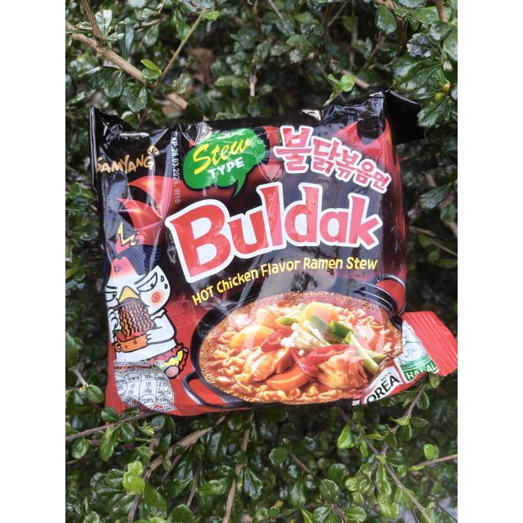 samyang buldak hot chicken flavor ramang stew สตูไก่ แบบเผ็ด