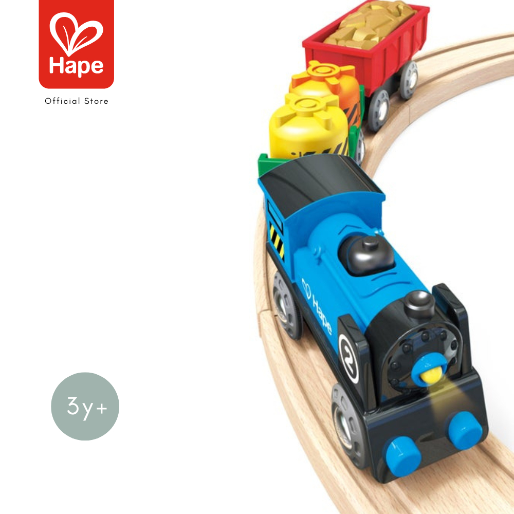 Hape Battery Powered Rolling-Stock Set	รถไฟแบตเตอรี่	3Y+ รูปที่ 4