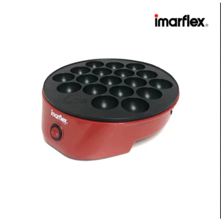 IMARFLEX เตาย่างแบบหลุม รุ่น IF-441 ทาโกะยากิ ไข่นกกระทา หรือขนมครก มี 18 หลุม