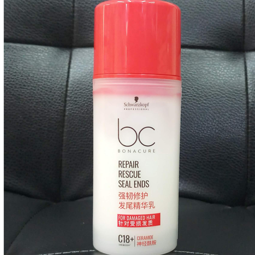 Schwarzkopf bc sealed ends 100 ml ชวาร์สคอฟ บีซี โบนาเคียว รีแพร์ ซีลเอนส์ ขวดรุ่นใหม่