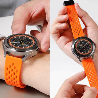 Breathable สำหรับ Redmi 5 Lite/5 Active แม่เหล็กซิลิโคนสร้อยข้อมือ Correa Xiaomi Redmi watch5 Active 22 มม.นาฬิกาสายรัด