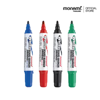 Monami White Board Marker BM-500S ปากกาไวท์บอร์ด BM-500S หัวกลม (ด้ามเดี่ยว)