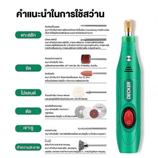 เครื่องเจียรสายอ่อน เครื่องเจียร์ Mini ชุด 27ชิ้น เครื่องเจียรไฟฟ้าขนาดเล็ก ครบชุด งานฝีมือ DIY ปากกาแกะสลัก