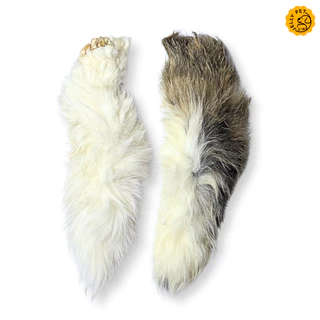 Jelly Pet หางกระต่าย หางกระต่ายอบแห้ง Rabbit Tail [2 ชิ้น/แพ็ค] ขนมสุนัข ขนมแมว ขนมขัดฟันธรรมชาติ
