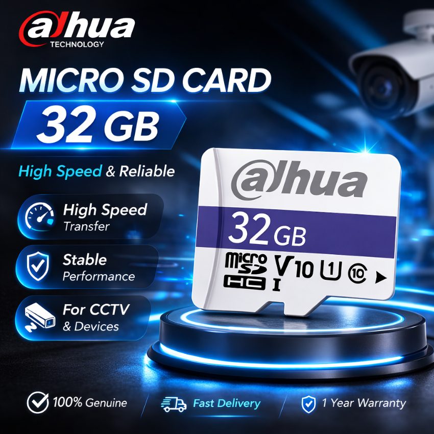 DAHUA Memory Card Micro SD 32GB 64GB ใช้กับ CCTV / กล้องวงจรปิด / มือถือ