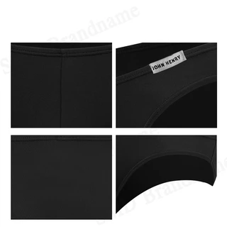John Henry กางเกงชั้นในผู้ชาย รุ่น Underwear Silver&Gold Series Men's Bikini Briefs Code: JU JU1G003 (Black)