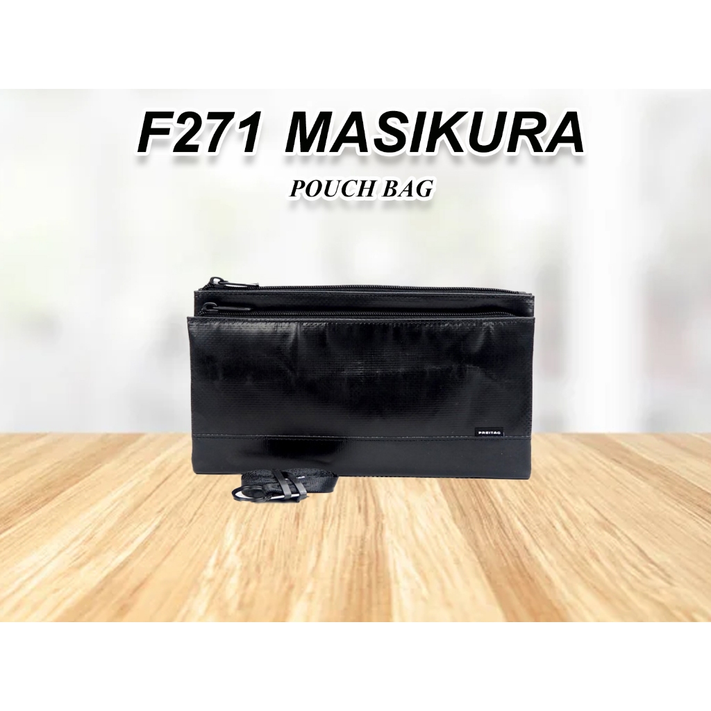กระเป๋า FREITAG รุ่น F271 MASIKURA (ผ้าดำล้วนทั้งใบ) มือ1 การ์ดครบ ** หายาก **