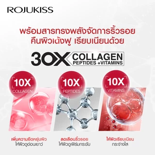 ROJUKISS Face Eye Neck Repair Serum 30ml โรจูคิส เซรั่มยกกระชับ ยืดหยุ่น บำรุงริ้วรอยผิว หน้า ตา คอ