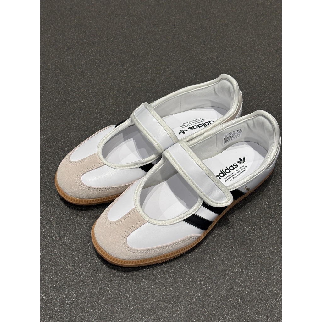 Adidas originals Samba Jane JR1402 แฟชั่นกระแสนิยม รองเท้าแมรี่เจน