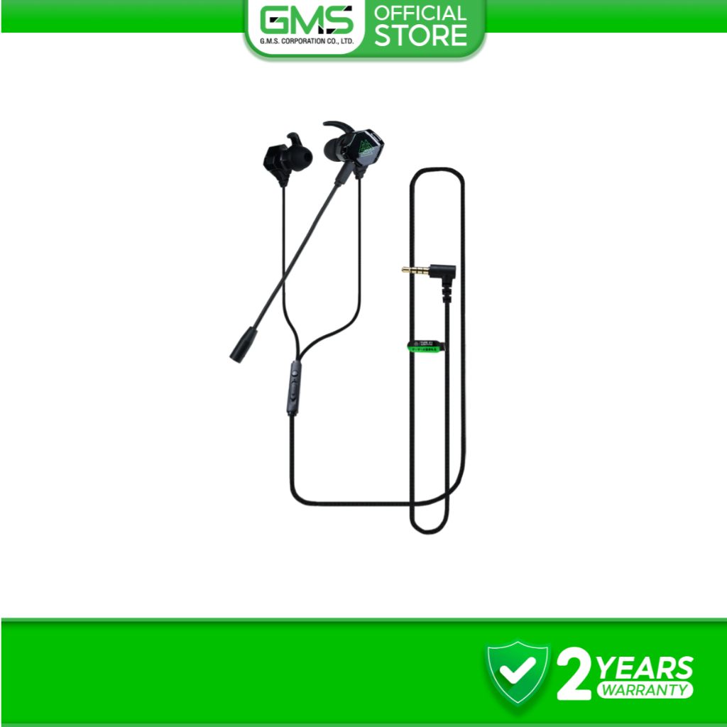 [สินค้ารับประกัน 2 ปี] EGA หูฟังเกมมิ่ง IN EAR TYPE E4 Earphone Gaming พร้อมสายแปลง Jack 3.5 ใช้งานง่าย