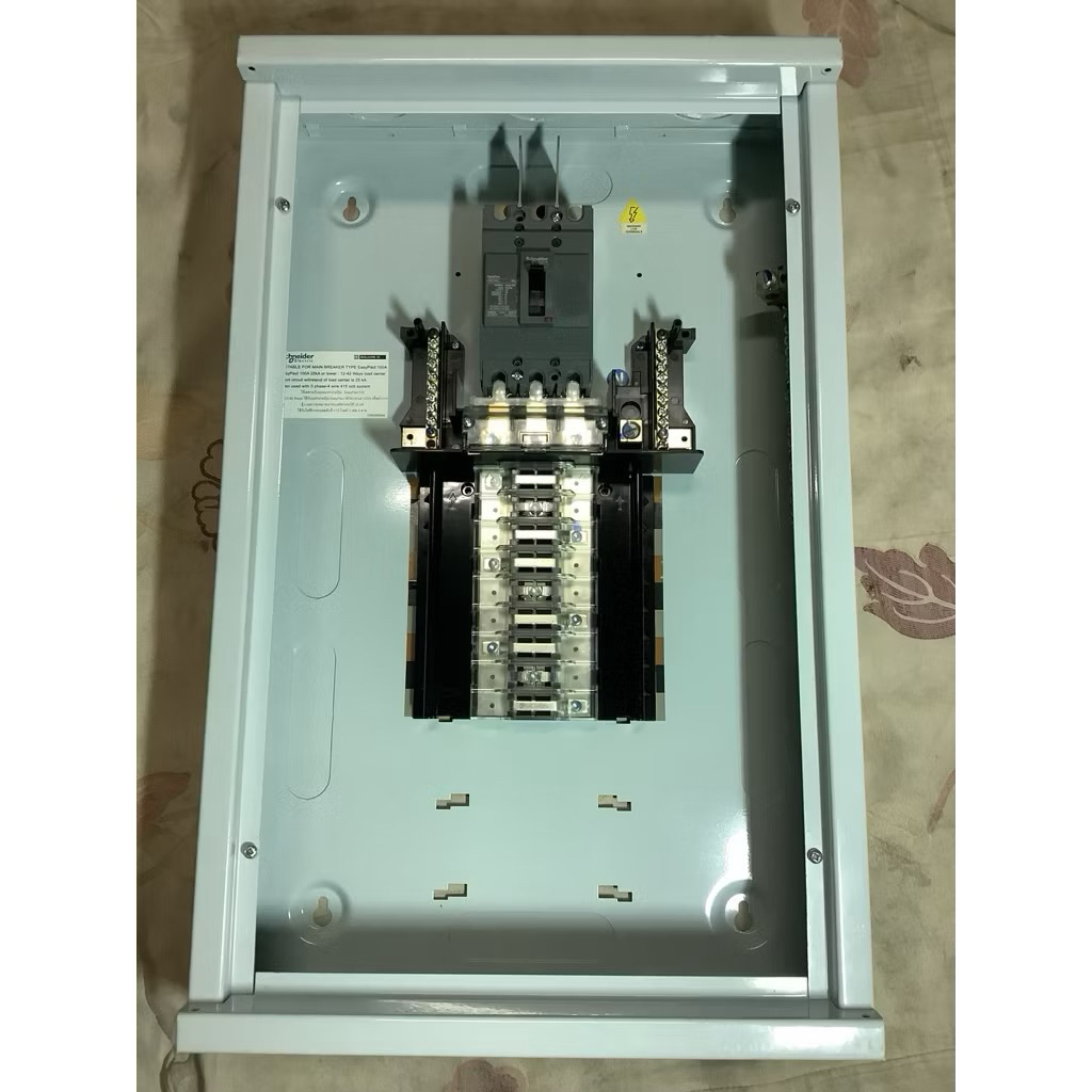 ตู้เมนเบรกเกอร์ 100A โหลดเซ็นเตอร์ main breaker load center /ตู้โหลดเซ็นเตอร์ Q03-100EZ12G/SN Schnei