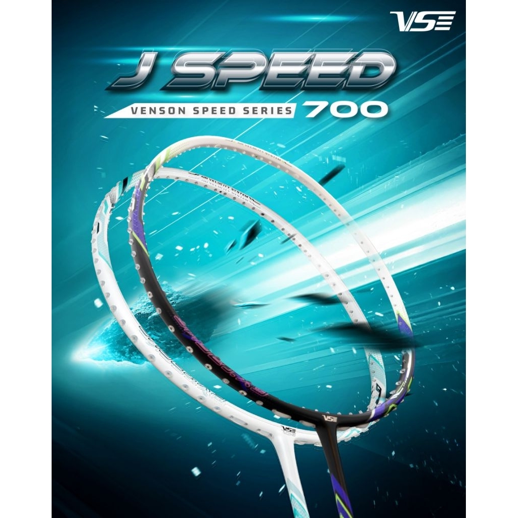 ไม้แบดมินตัน VENSON JSpeed 700 คาร์บอน 30T สปีดแรง ควบคุมแม่นยำ