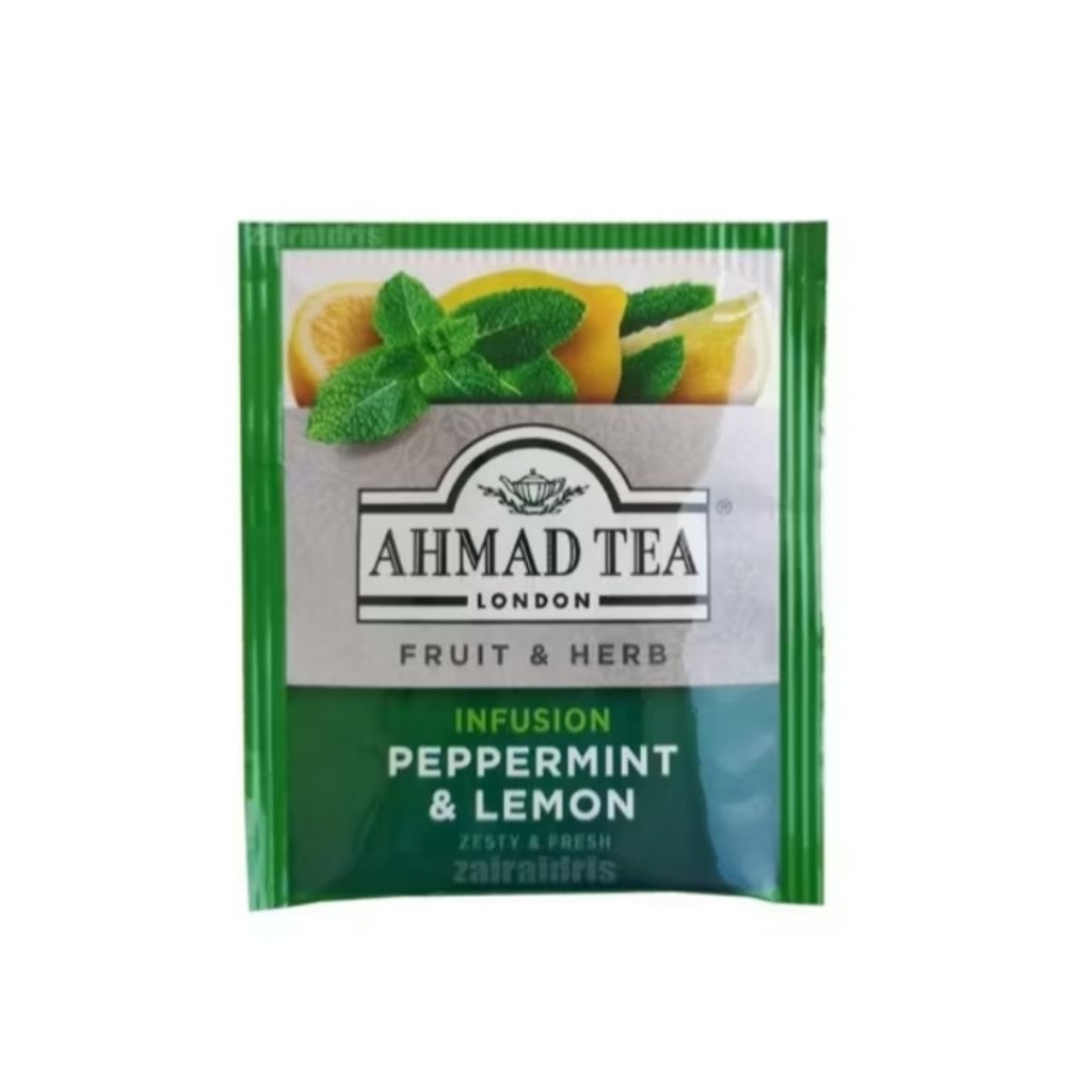 AHMAD TEA london fruit & herb infusion peppermint & lemon รสชาติจัดจ้านและสดชื่น
