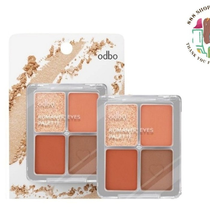 อายแชโดว์ ODBO Romantic Eyes Palete โอดีบีโอ โรแมนติก อายส์ พาเลท (OD2001) – โปรปัง
