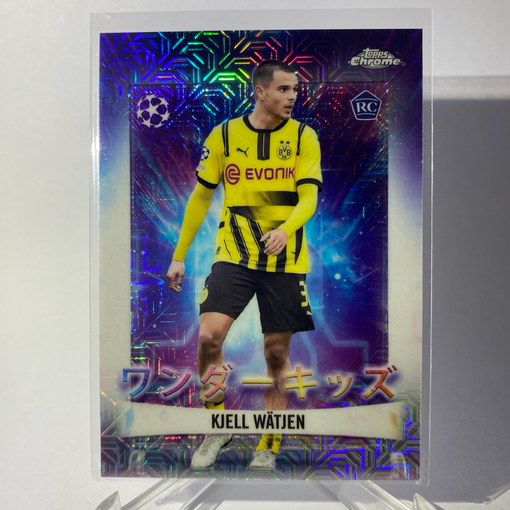 การ์ดนักฟุตบอล KJELL WATJEN, RC, BORUSSIA DORTMUND, WONDERKIDS, TOPPS CHROME 2025, (JAPAN EDITION)