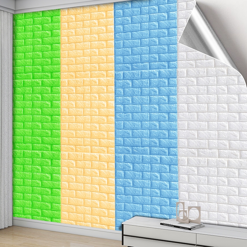 วอลเปเปอร์ ติด ผนัง ห้องนอน สติ๊กเกอร์ wallpaper ติดผนัง 3d แผ่นติด วอลเปเปอร์ ของตกแต่ง