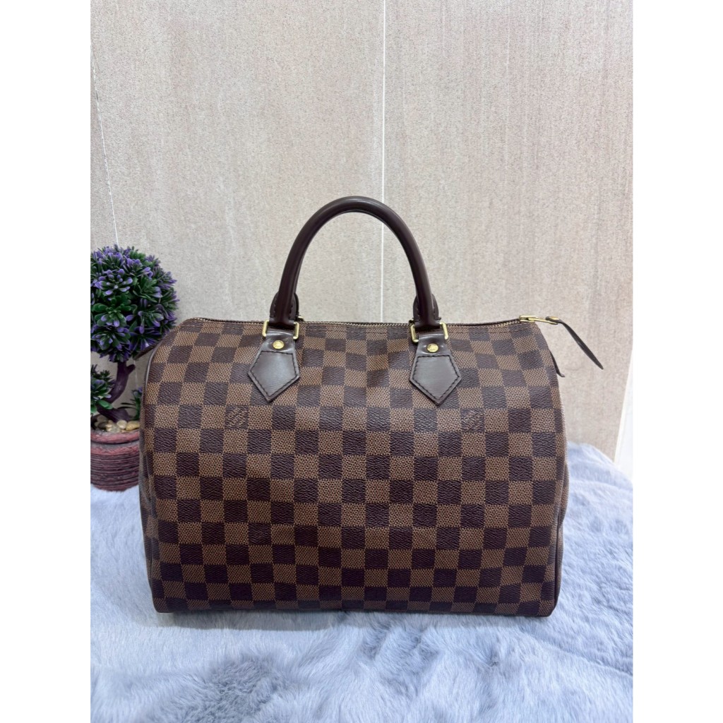 กระเป๋ามือสอง Louis Vuitton Speedy 30 Damier
