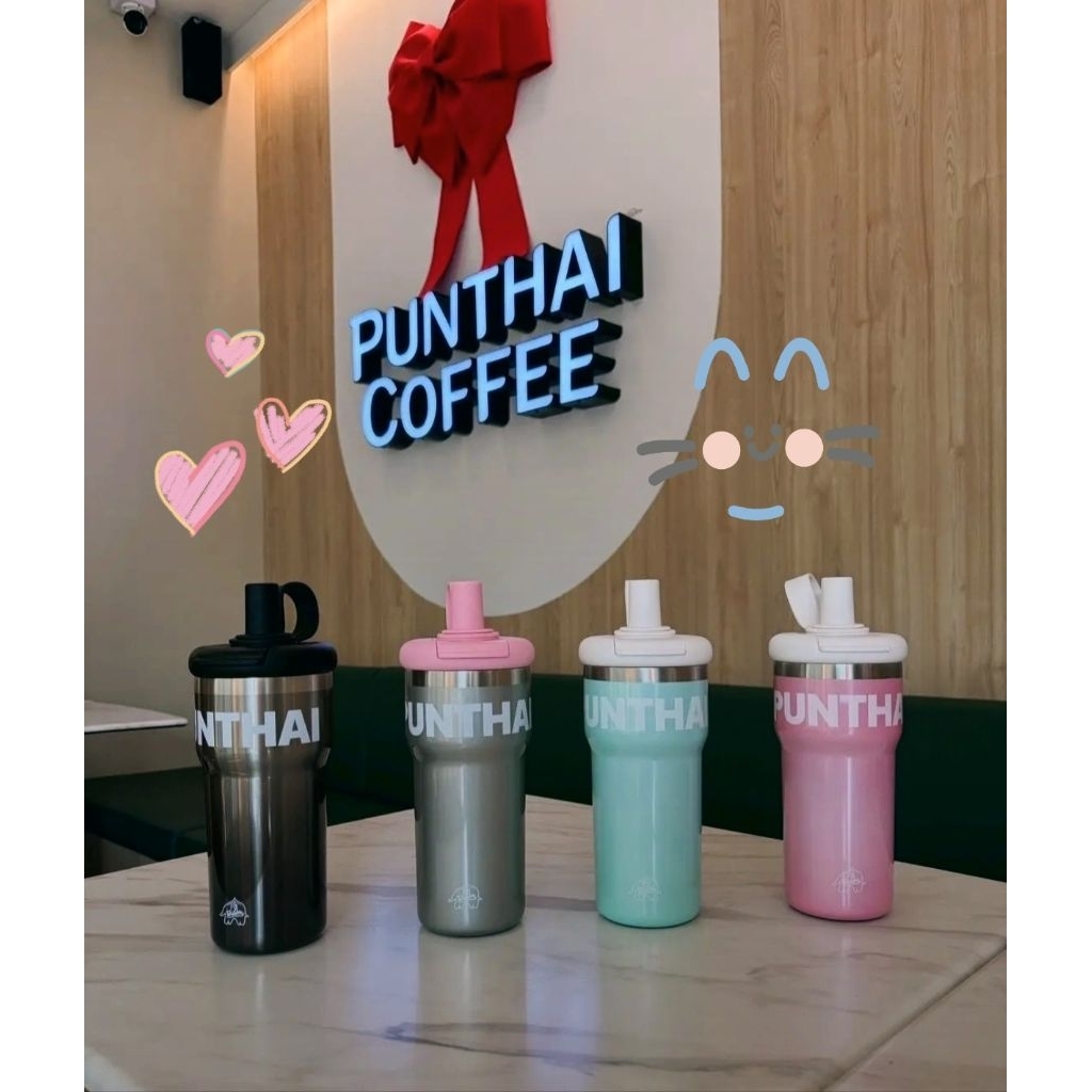 🎀พร้อมส่ง🎀💐 แก้วพันธุ์ไทย Metallic 6OOml. แท้จากร้าน punthai 💯%