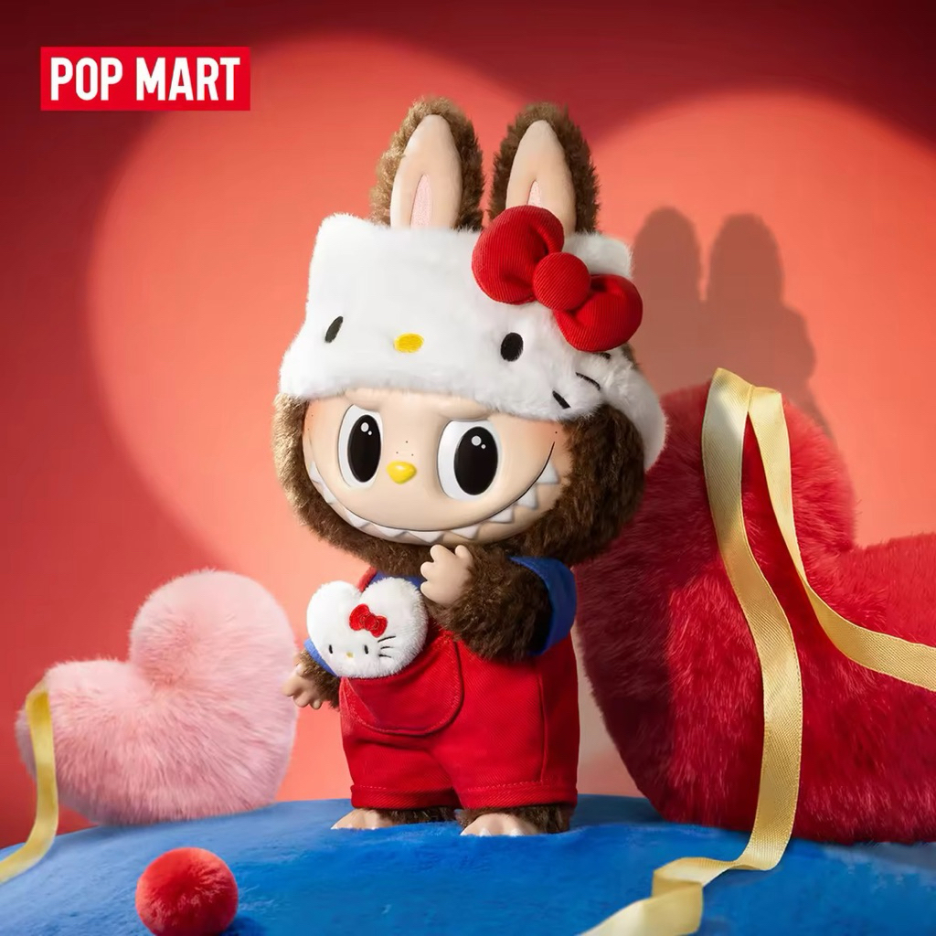 🇹🇭[ของแท้ 100% พร้อมส่ง] THE MONSTERS X HELLO KITTY - Vinyl Plush Doll Labubu ลาบูบู้คิดตี้
