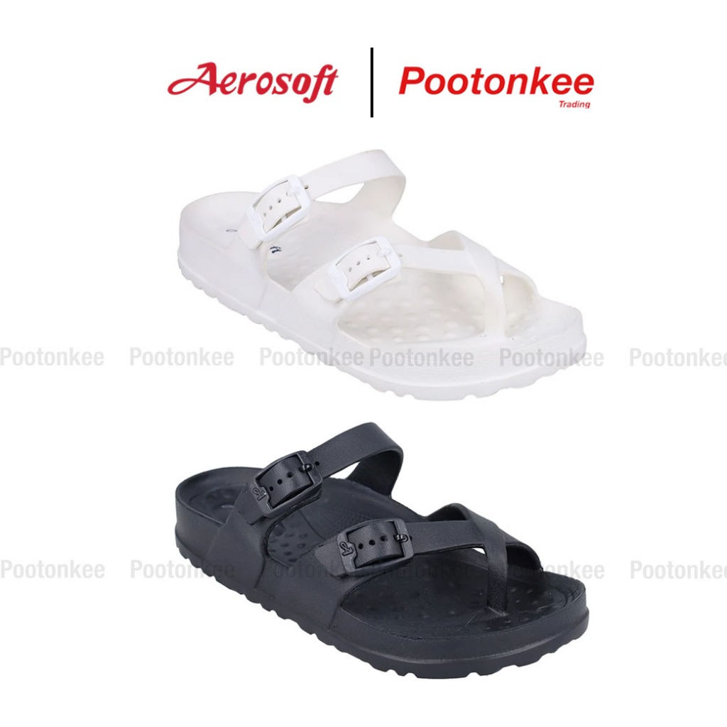Aerosoft (แอโร่ซอฟ) รุ่น W2141 รองเท้าแตะหัวโต แบบสวม ไซส์ 37-41