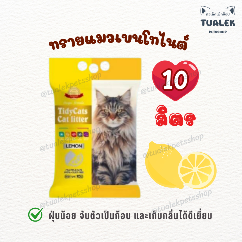 Tidy Cats ทรายแมว 10ลิตร เบนโทไนต์ ทรายเม็ดกลม Cat litter ราคา ถูกที่สุด ดีลบีเคเค แกลเลอรีภาพที่ 3