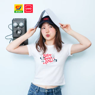 UNO เสื้อยืด Baby Tee Mickey&Friends ลิขสิทธิ์แท้