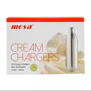 MOSA Cream Chargers สำหรับวิปปิ้งครีม [4กล่อง]