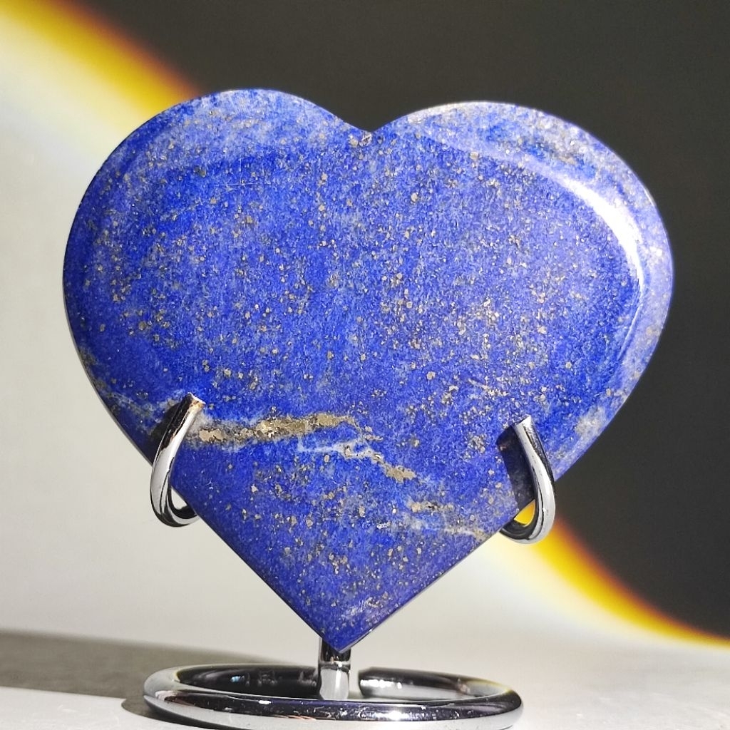 ลาพีช ลาซูลี ทรงหัวใจ🔺Lapiz Lazuli Heart💙