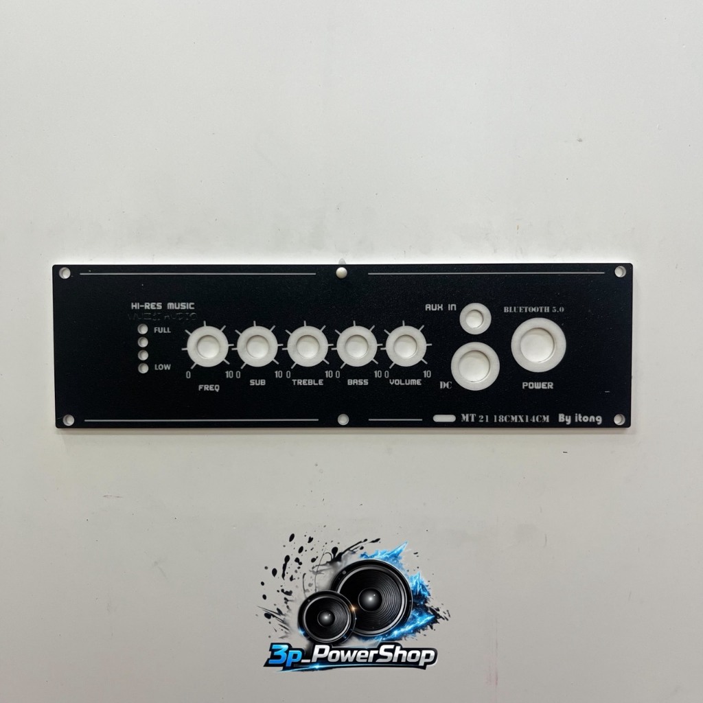 แผ่นเพลทลำโพง Bluetooth DIY รุ่น MT21 ขนาดแผ่น 20×5.5cm