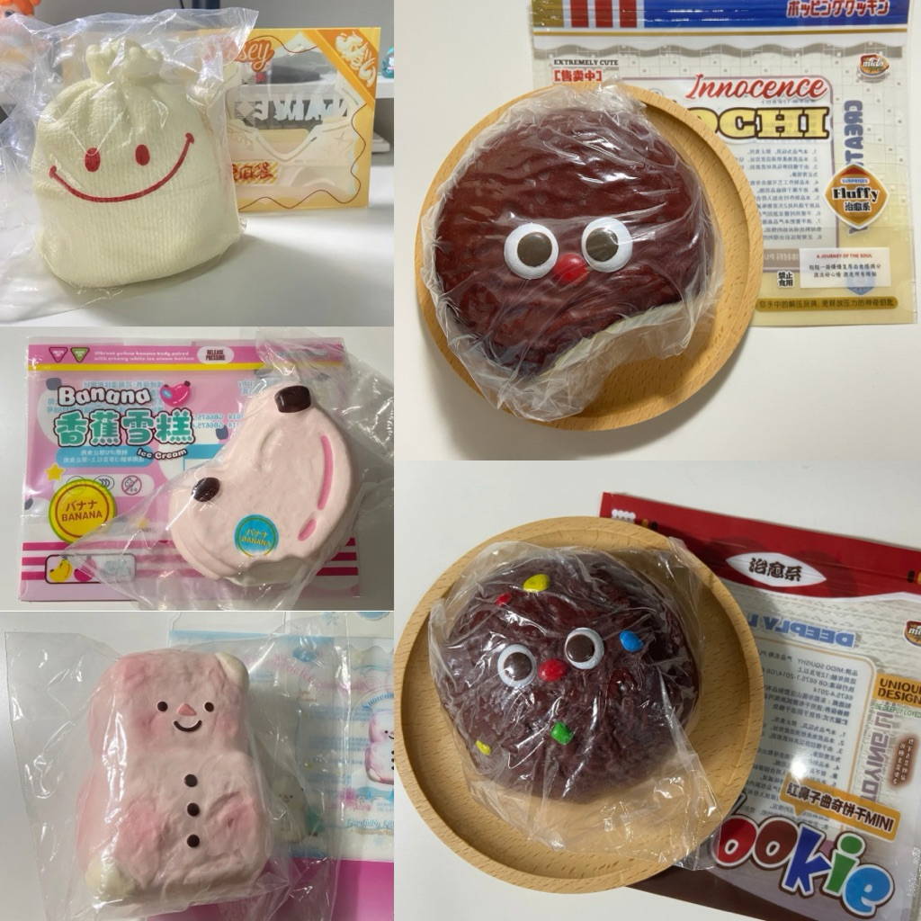 [ พร้อมส่ง ] สกุชชี่มือ1 แบรนด์ MIDO LISA Rosey CS SWEETBUN DUDO งานหายาก