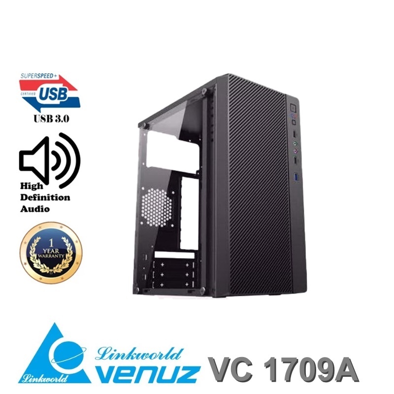 VENUZ  m-ATX Computer Case VC1709A / VC1717 /VC1718