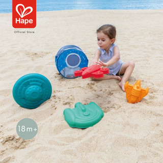 Hape Space Explorer Sand Ship Set مجموعة قوالب رمل على شكل سفن فضاء 18M+ صورة 4