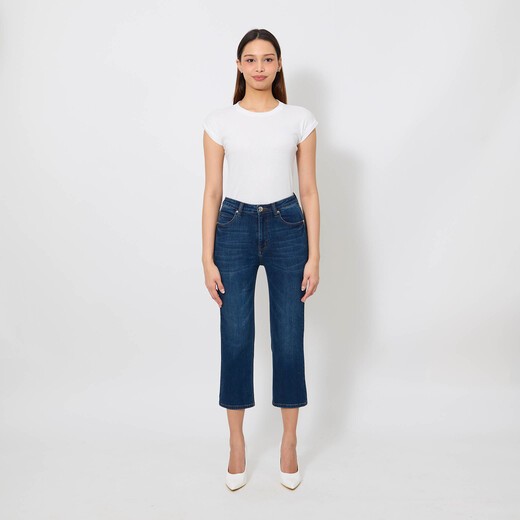 กางเกงยีนส์ รุ่น  LDLY7-69235 ทรงกระบอกเล็ก ผ้ายืดหยุ่นได้ดี นุ่มและกระชับสัดส่วน ไม่อึดอัด