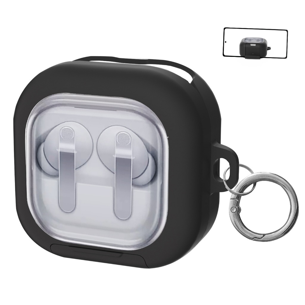 เคส Samsung Galaxy Buds4 / Buds4 Pro โปรงใส ตั้งมือถือได้ ป้องกันหาย พร้อมที่คล้อง (Model.26-9)