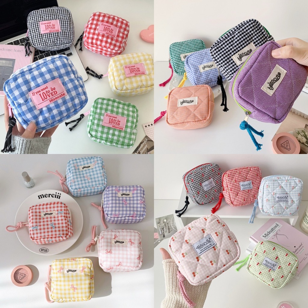 พร้อมส่ง🇹🇭 A040 กระเป๋าเก็บผ้าอนามัย กระเป๋าใส่เครื่องสำอาง กระเป็บเก็บของ กระเป๋าอนกประสงค์ ถุงเก็บผ้าอนามัย