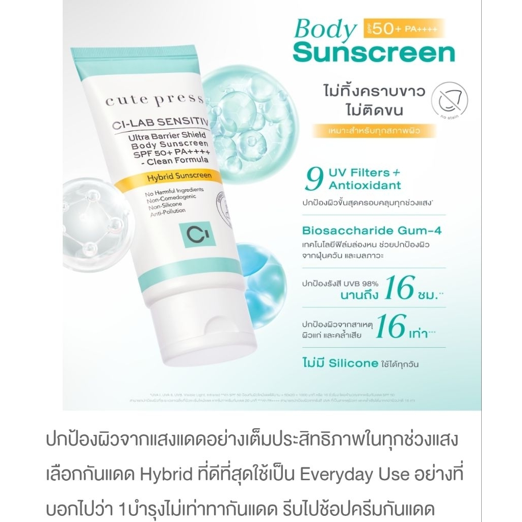 Cute Pressกันแดด Hybrid ที่ดีที่สุดจาก Cute Press75ml