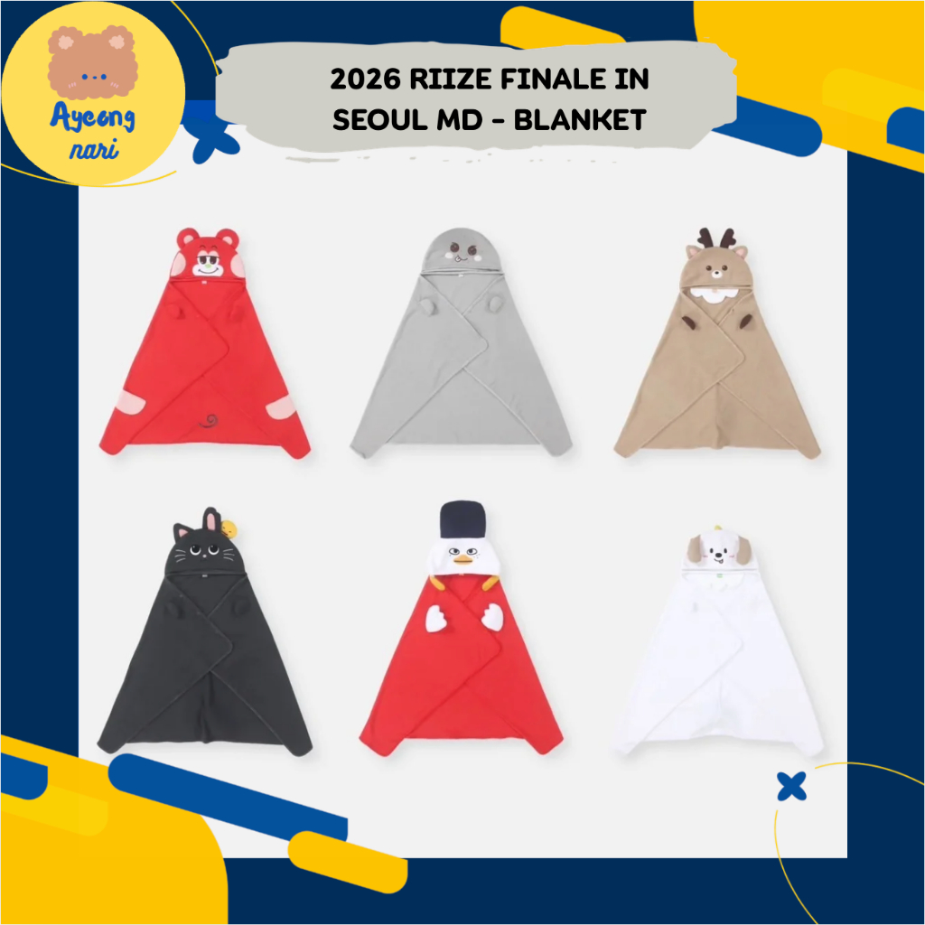 🛵 กทม. ส่งด่วน พร้อมส่ง 🟠 2026 RIIZE FINALE IN SEOUL MD - BLANKET ผ้าห่ม