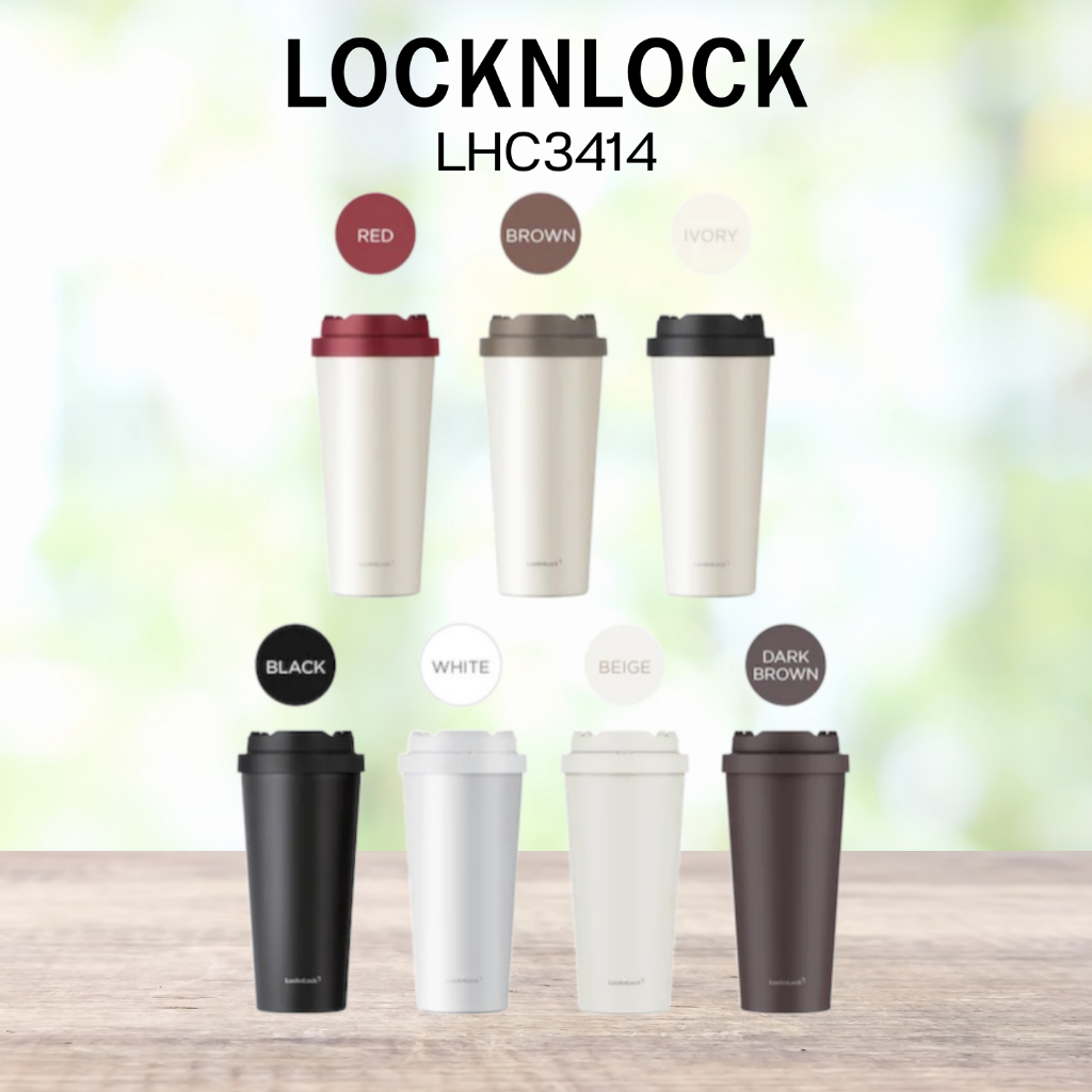 LocknLock แก้วเก็บความร้อน-ความเย็น เซรามิก รุ่น LHC3414(550ML)