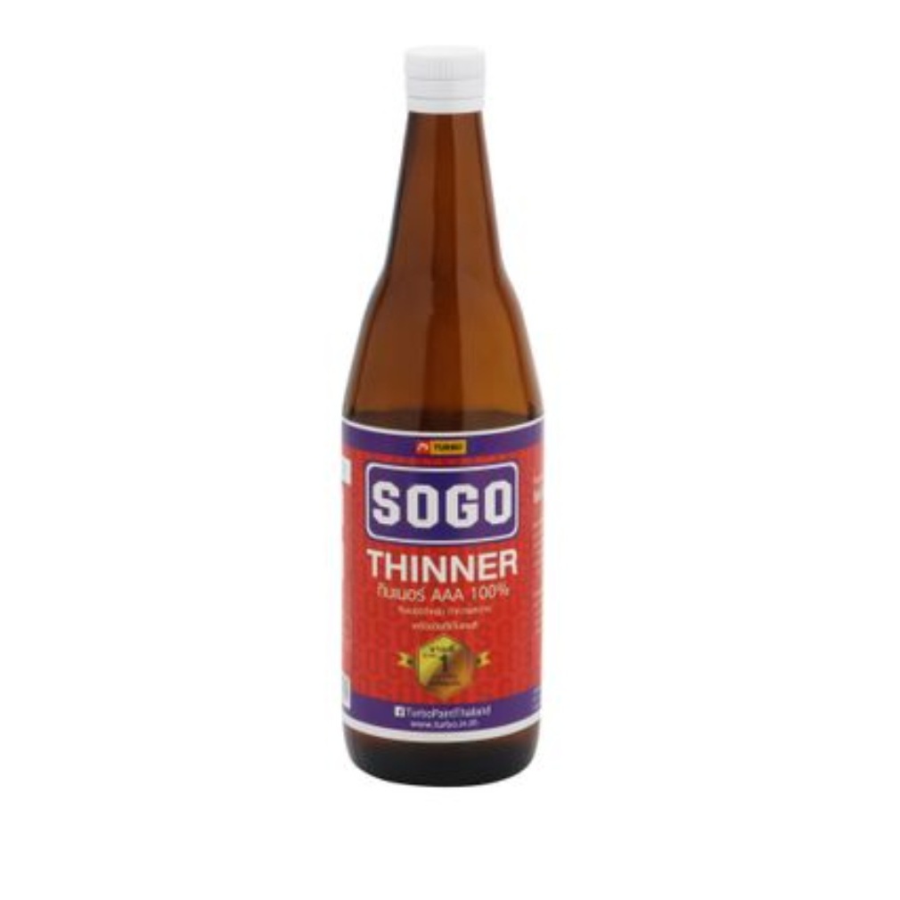 ทินเนอร์ ยี่ห้อ TURBO SOGO AAA ขนาด 450 ml และ 1แกลลอน