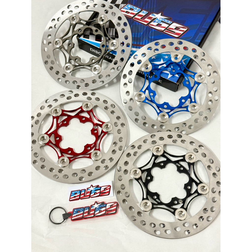 จาน BU69 แท้ ลาย SP ใบเลส 200 มิล