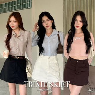 TRIXIE SKIRT : กระโปรงสั้นทรงสวย longsaidoo