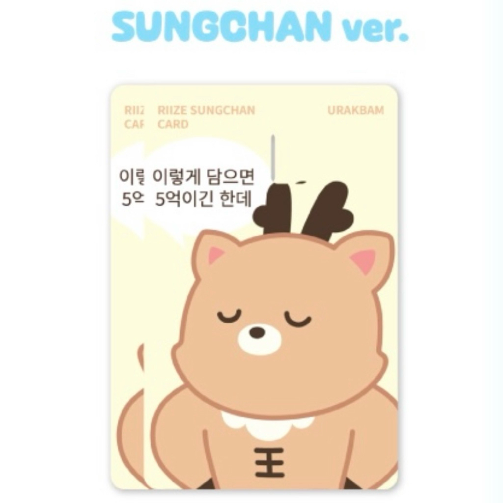 ‼️ สอบถามสต็อกก่อนสั่ง ‼️  PER-ORDER RIIZE ซองชาน WE LITTLE RIIZE CARD COVER STICKER