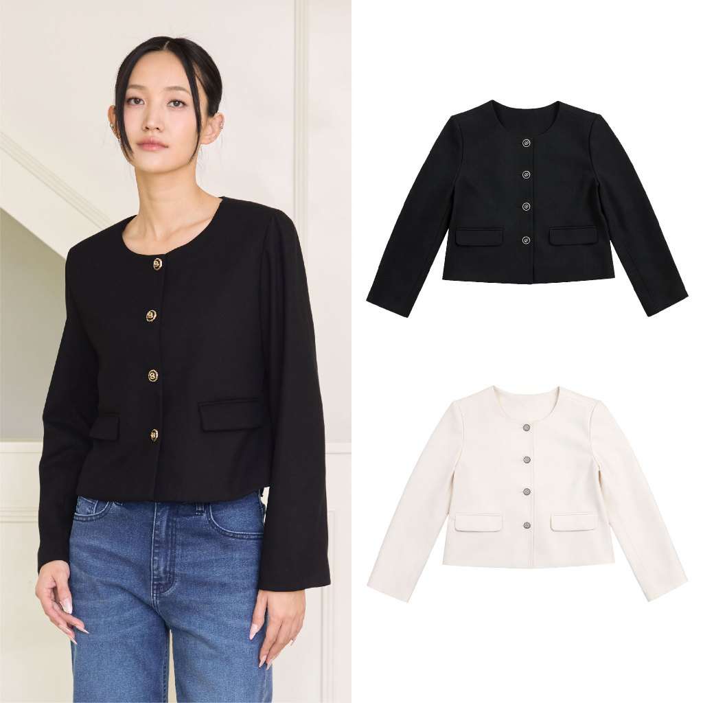 TOP OF BASIX - THE POISE JACKET เสื้อแจ็กเก็ตแขนยาว