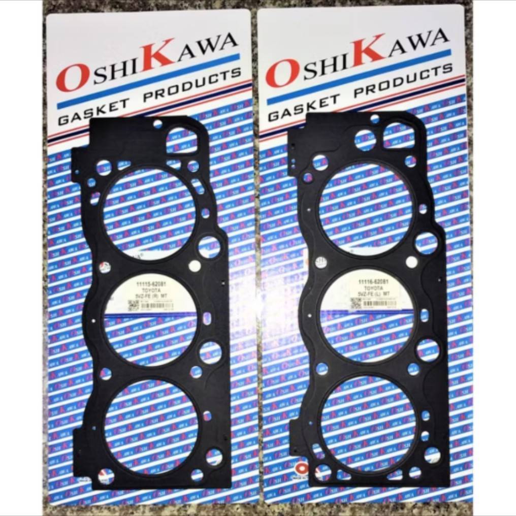 ปะเก็นฝาสูบ เลกซัส TOYOTA LEXUS 5VZ-FE เหล็ก [1 set L+R] 11115[6]-62081 Land Cruiser Prado, Tacoma, 