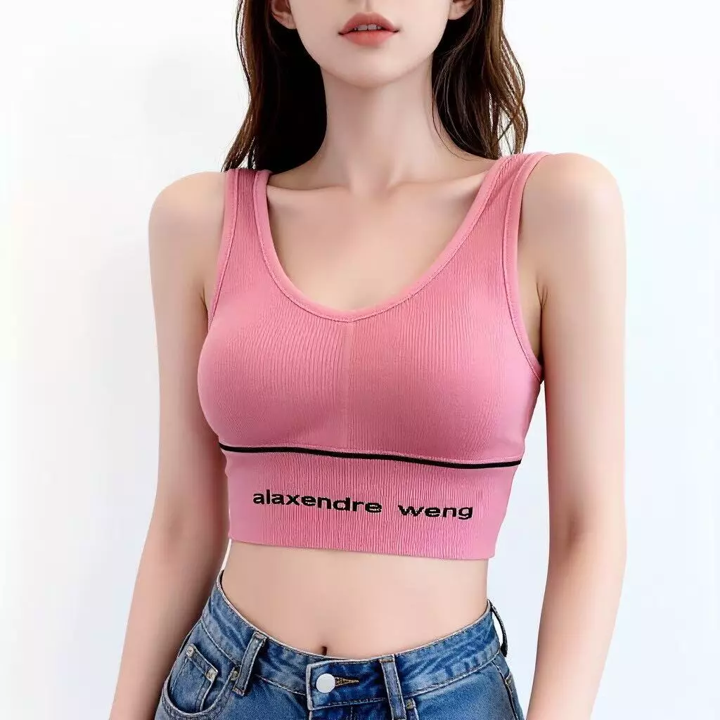 เสื้อบราสปอร์ต เสื้อครอปบราแฟชั้น มีฟองน้ำ แบบไร้โครง พร้อมส่งYD*Y thumbnail 5