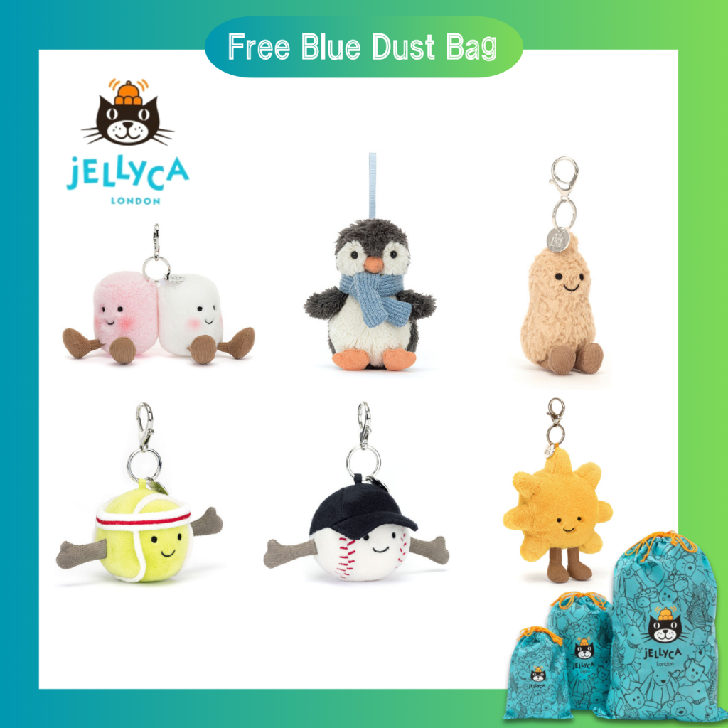 JELLYCAT ของแท้ 100% Pendant keychain collection /15CM